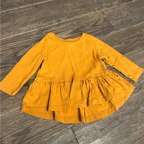 GAP Mustard Babydoll Baby Top Size 12-18 months - Picture 1 of 2